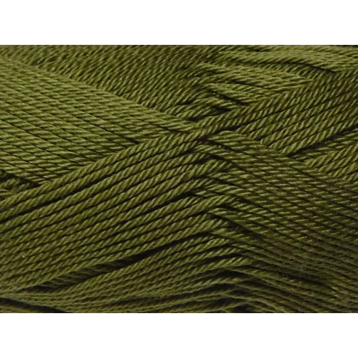 priadza Camila natural 154 army zelená