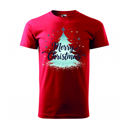 Pánske tričko s potlačou Merry Christmas