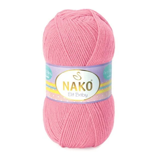 priadza Elit baby 6837 - ružová