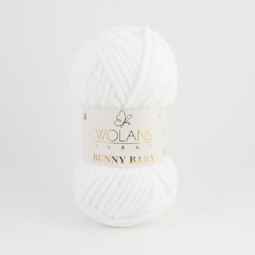 priadza Bunny  baby 100-01 biela