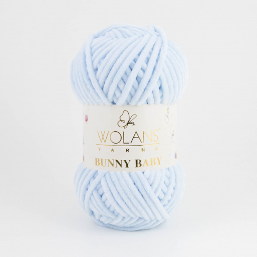 priadza Bunny  baby 100-11 svetlá modrá