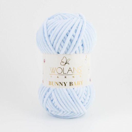 priadza Bunny  baby 100-11 svetlá modrá