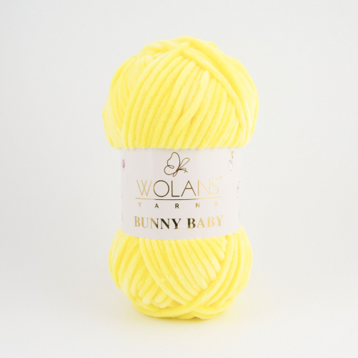 priadza Bunny  baby 100-14 žltá