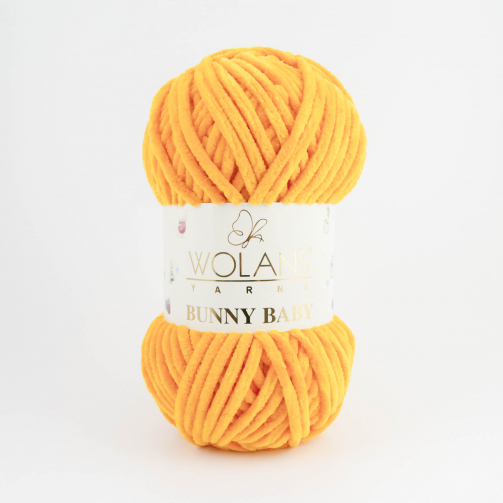 priadza Bunny  baby 100-25 oranžová