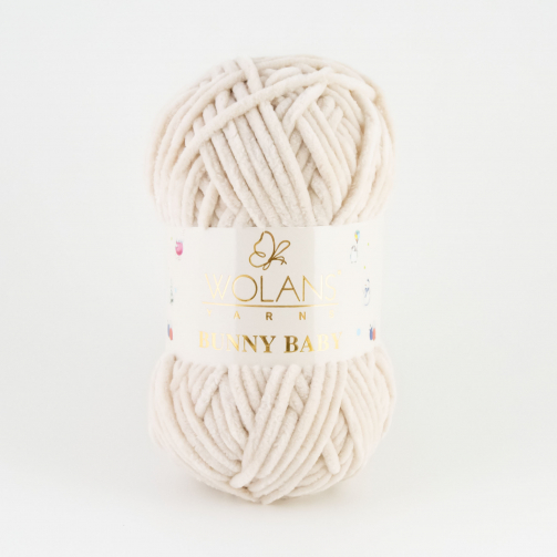 priadza Bunny  baby 100-34  biela káva