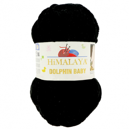 priadza Dolphin baby 80311 - čierna