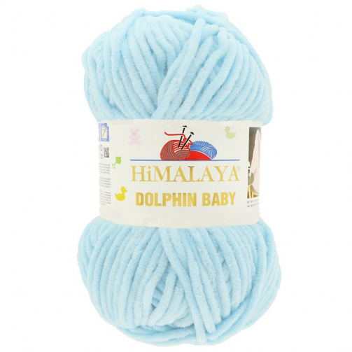 priadza Dolphin baby 80306 - svetlá modrá