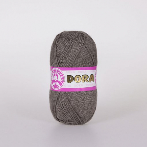 Priadza DORA 014 - šedo hnedá