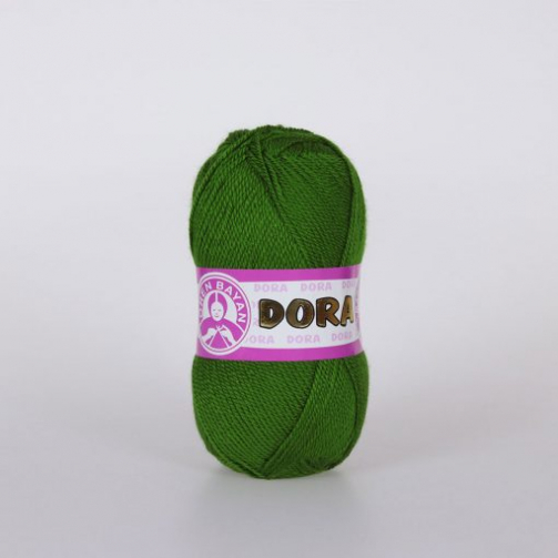 Priadza DORA 087 - lesná zelená