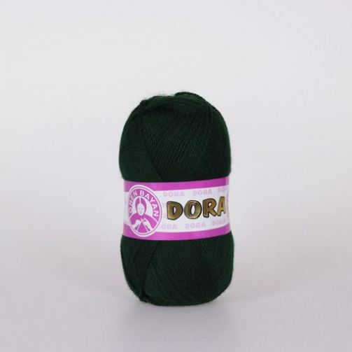 Priadza DORA 088 - tmavá zelená