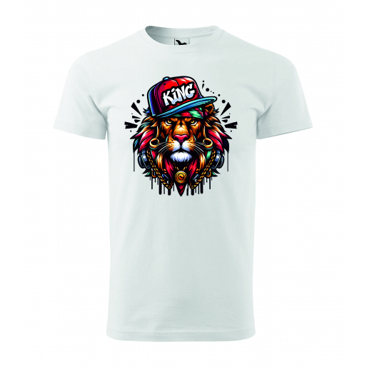 Pánske tričko s potlačou Lion King Graffiti