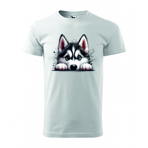 Pánske tričko s potlačou "Sibírsky husky"