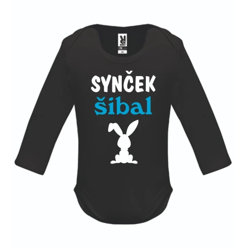 Detské body s potlačou "SYNČEK ŠIBAL"