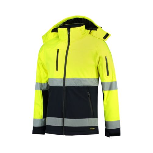 Softshellová bunda unisex - Bi-color EN ISO 20471 Softshell T52
