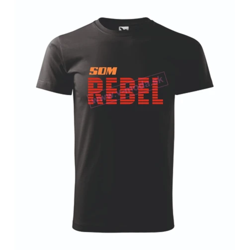 Pánske tričko s potlačou "SOM REBEL"